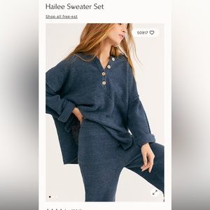 Free People Hailee Sweater Set